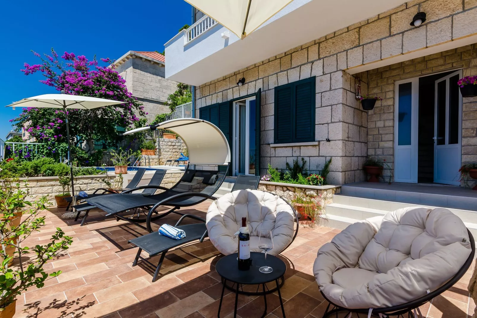 Villa Adrian - Six Bedroom Villa with Swimming pool and Sea View-Outdoor