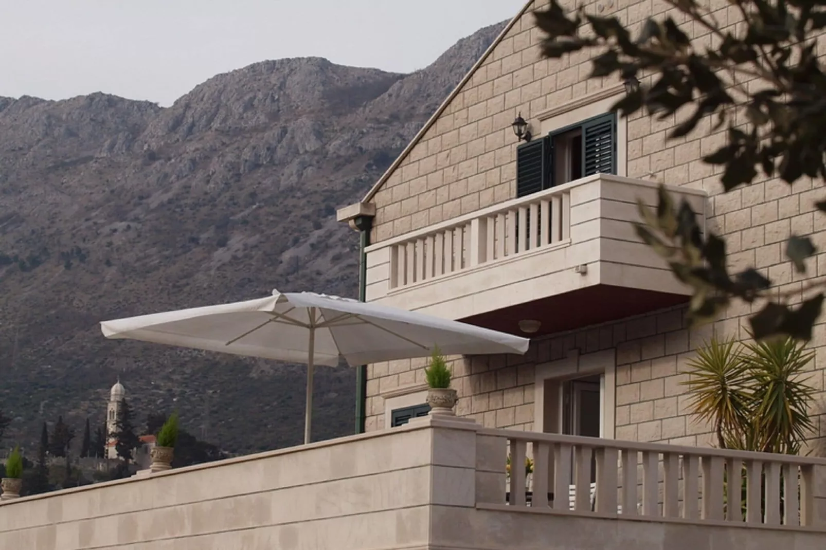 Villa Dubelj Dubrovnik -Deluxe Double or Twin Room with Balcony-Außenbereich