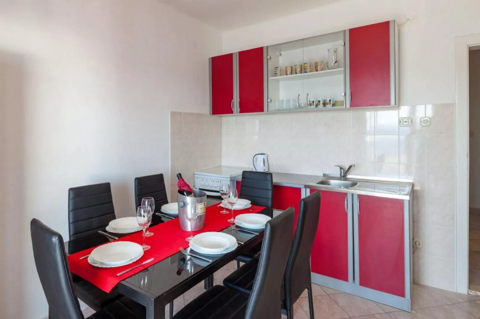 Apartments Nena (ST) - Two Bedroom Apartment with Terrace and Sea View (A3)-Kitchen