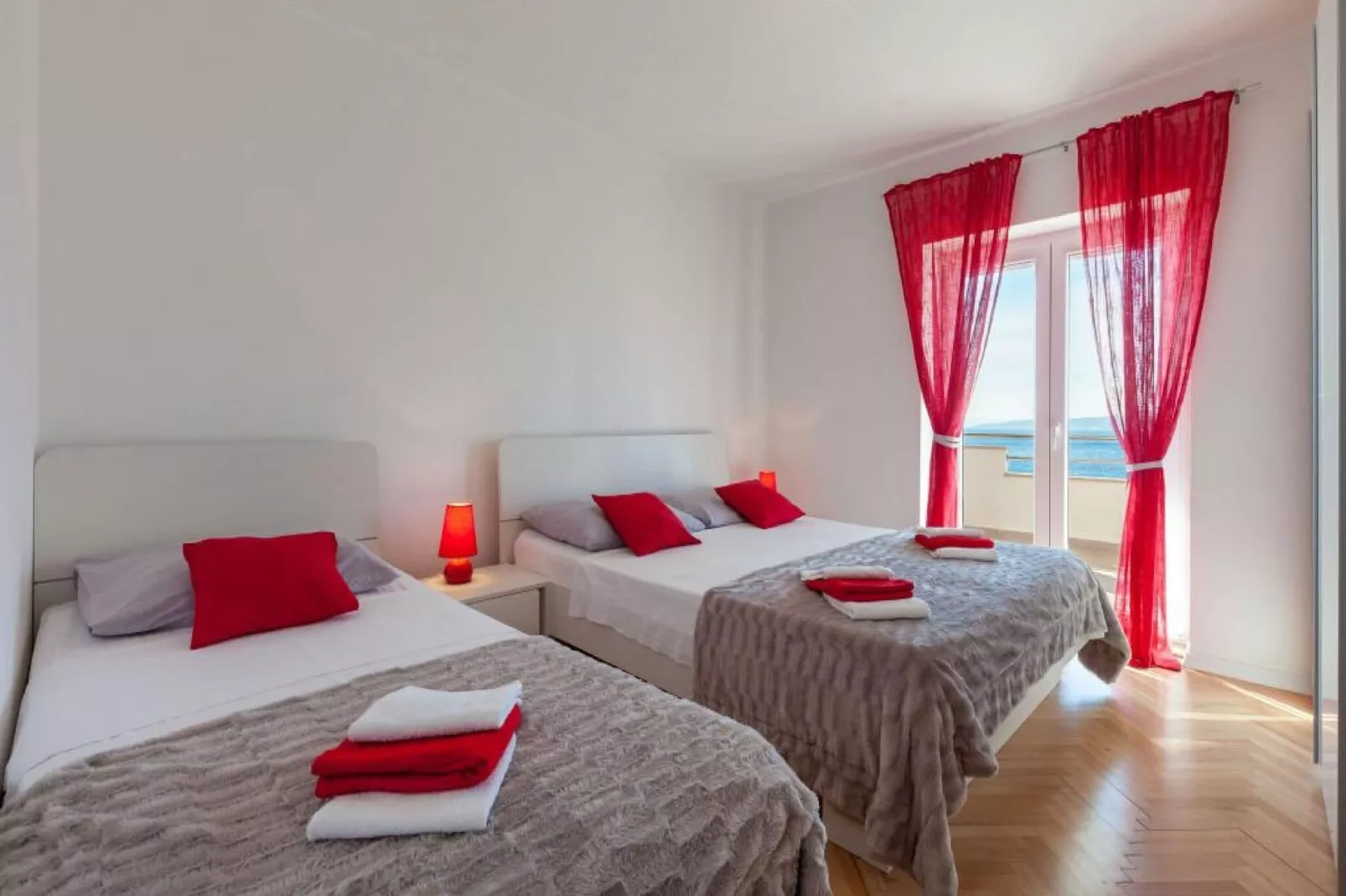 Apartments Nena (ST) - Two Bedroom Apartment with Terrace and Sea View (A3)-Bedroom