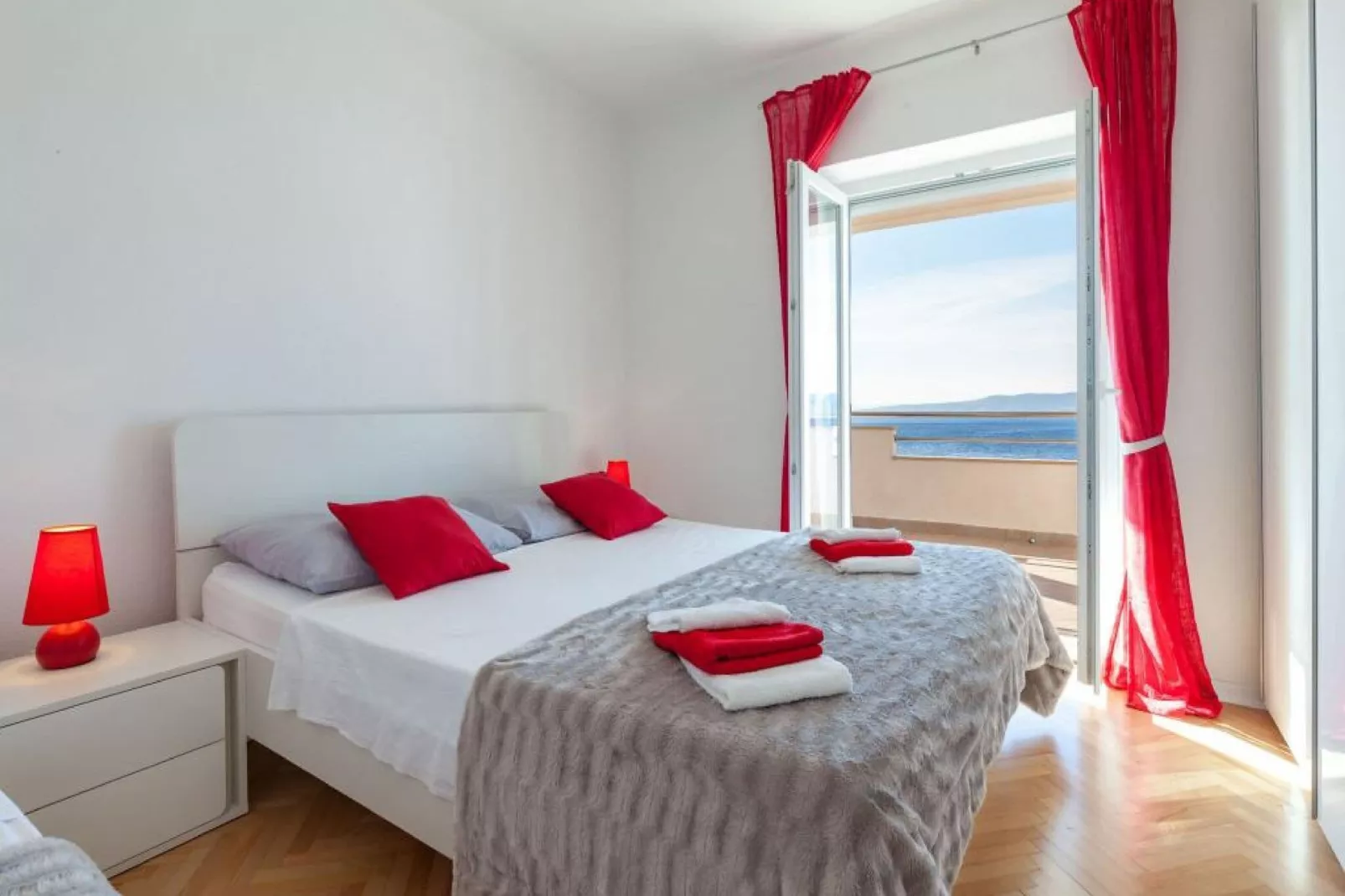 Apartments Nena (ST) - Two Bedroom Apartment with Terrace and Sea View (A3)-Bedroom