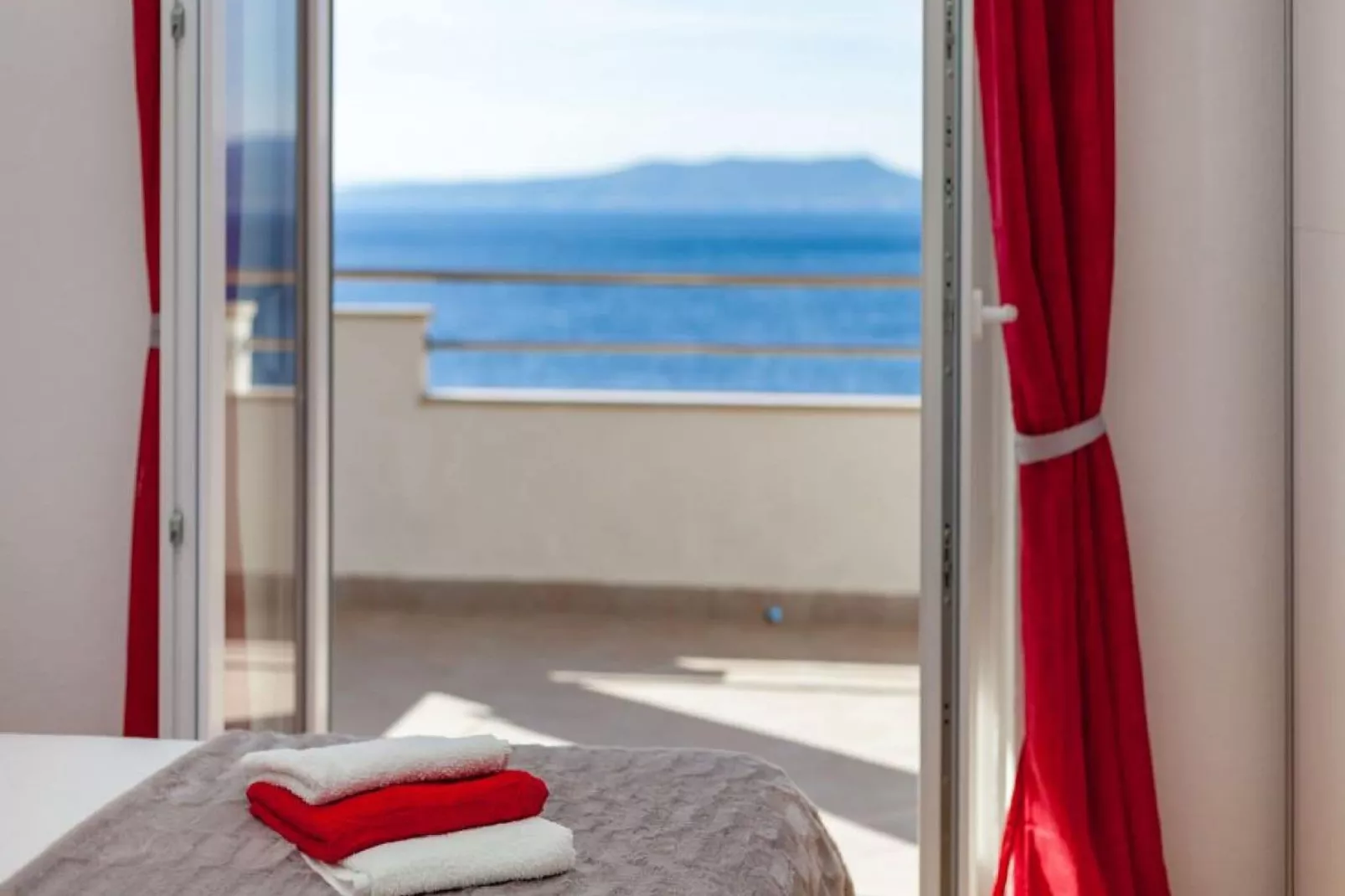 Apartments Nena (ST) - Two Bedroom Apartment with Terrace and Sea View (A3)-Bedroom