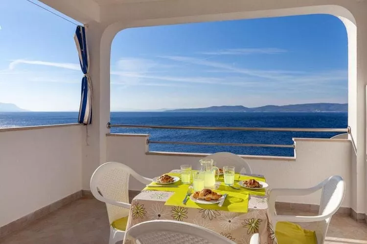 Apartments Nena (ST) - One Bedroom Apartment with Balcony and Sea View (A1)-Terrace balcony