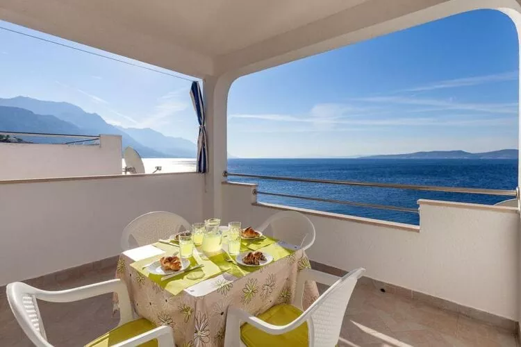 Apartments Nena (ST) - One Bedroom Apartment with Balcony and Sea View (A1)-Terrace balcony