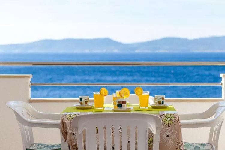 Apartments Nena (ST) - Standard One Bedroom Apartment with Balcony and Sea View (A2)-Terrace balcony