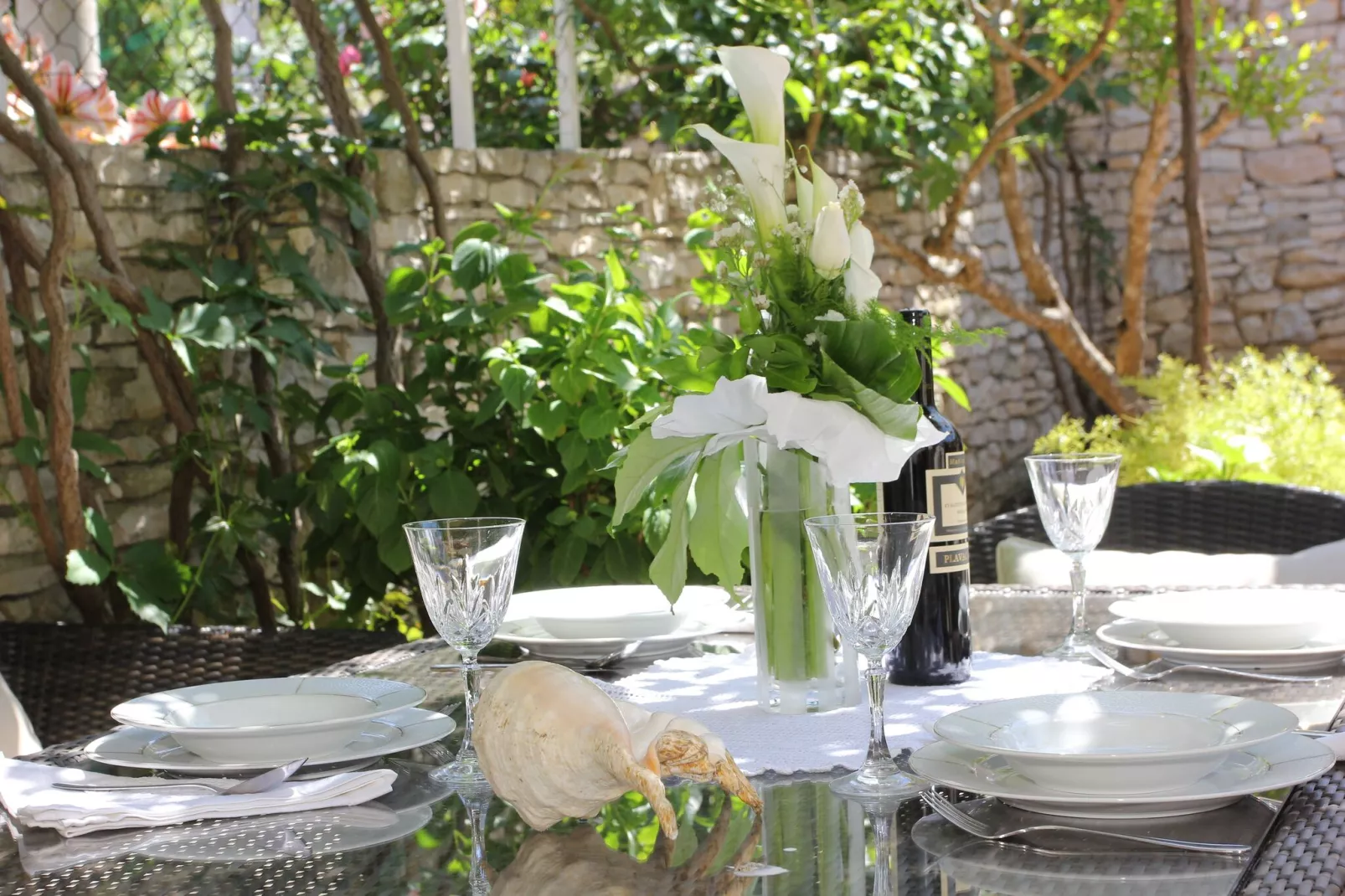 Holiday House Granny Mary - Two Bedroom Holiday Home (ST)-Terrasse