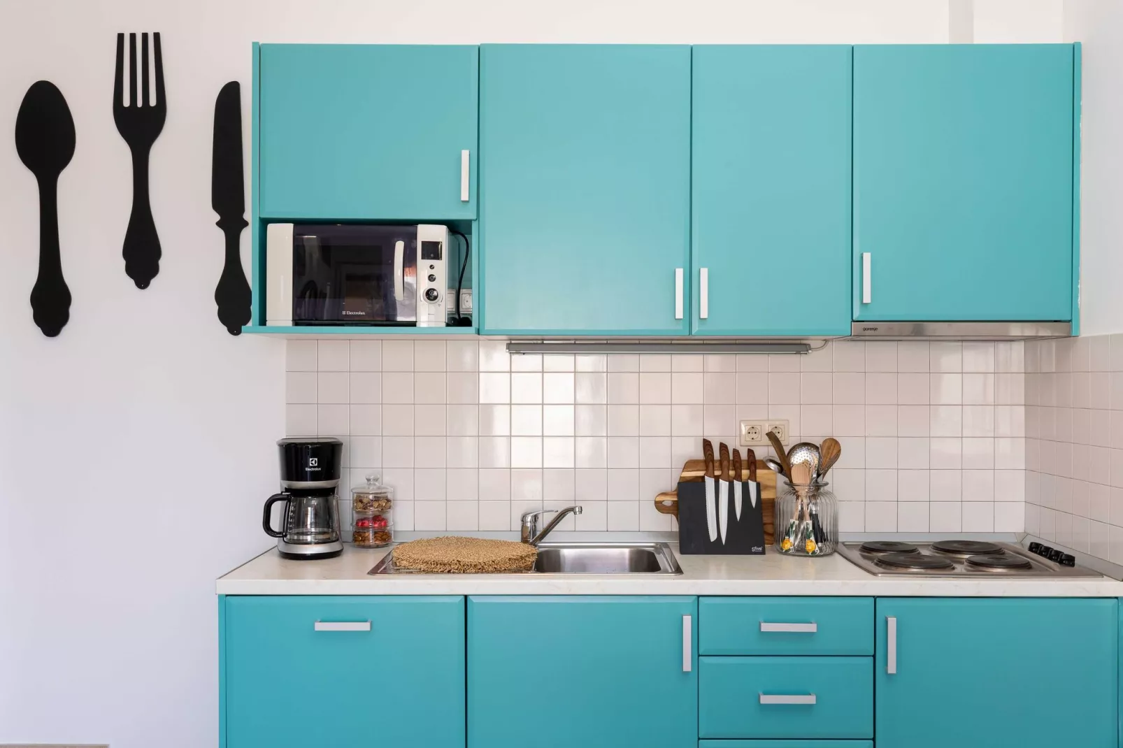 Apartments Subrenum - Comfort Two Bedroom Apartment with Terrace and Sea View (A2)-Kitchen