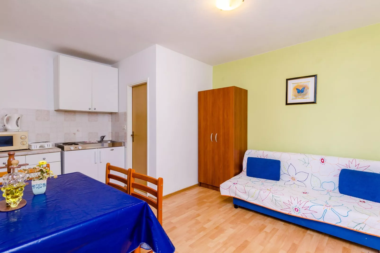 Apartments Glavor - One Bedroom Apartment with Terrace and Sea View (A1)-Küche