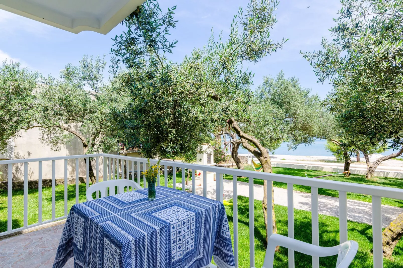Apartments Glavor - One Bedroom Apartment with Terrace and Sea View (A1)-Terrasse