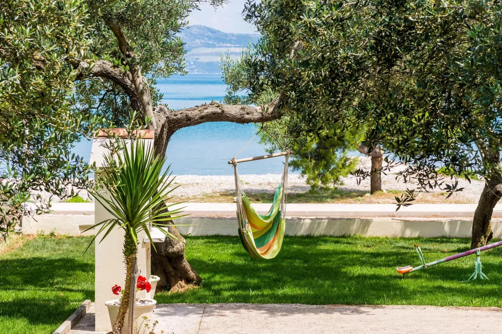 Apartments Glavor - Standard Studio Apartment with Terrace and Sea View (SA2)-Gardens summer