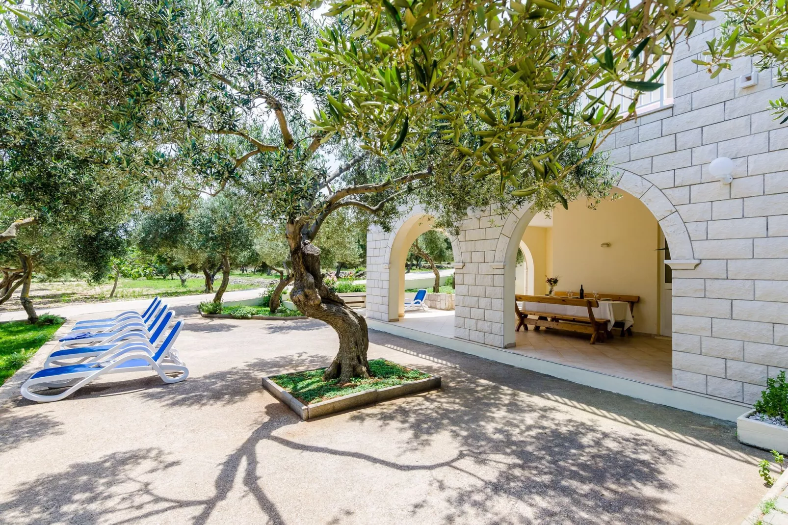 Apartments Glavor - Standard Studio Apartment with Terrace and Sea View (SA2)-Outdoor