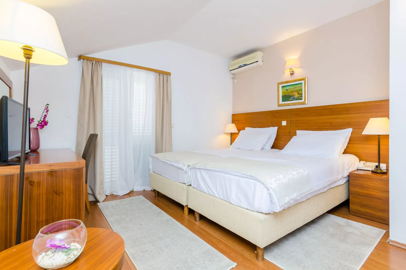 Pansion Srebreno - Double or Twin Room with Balcony and City View 3-Bedroom