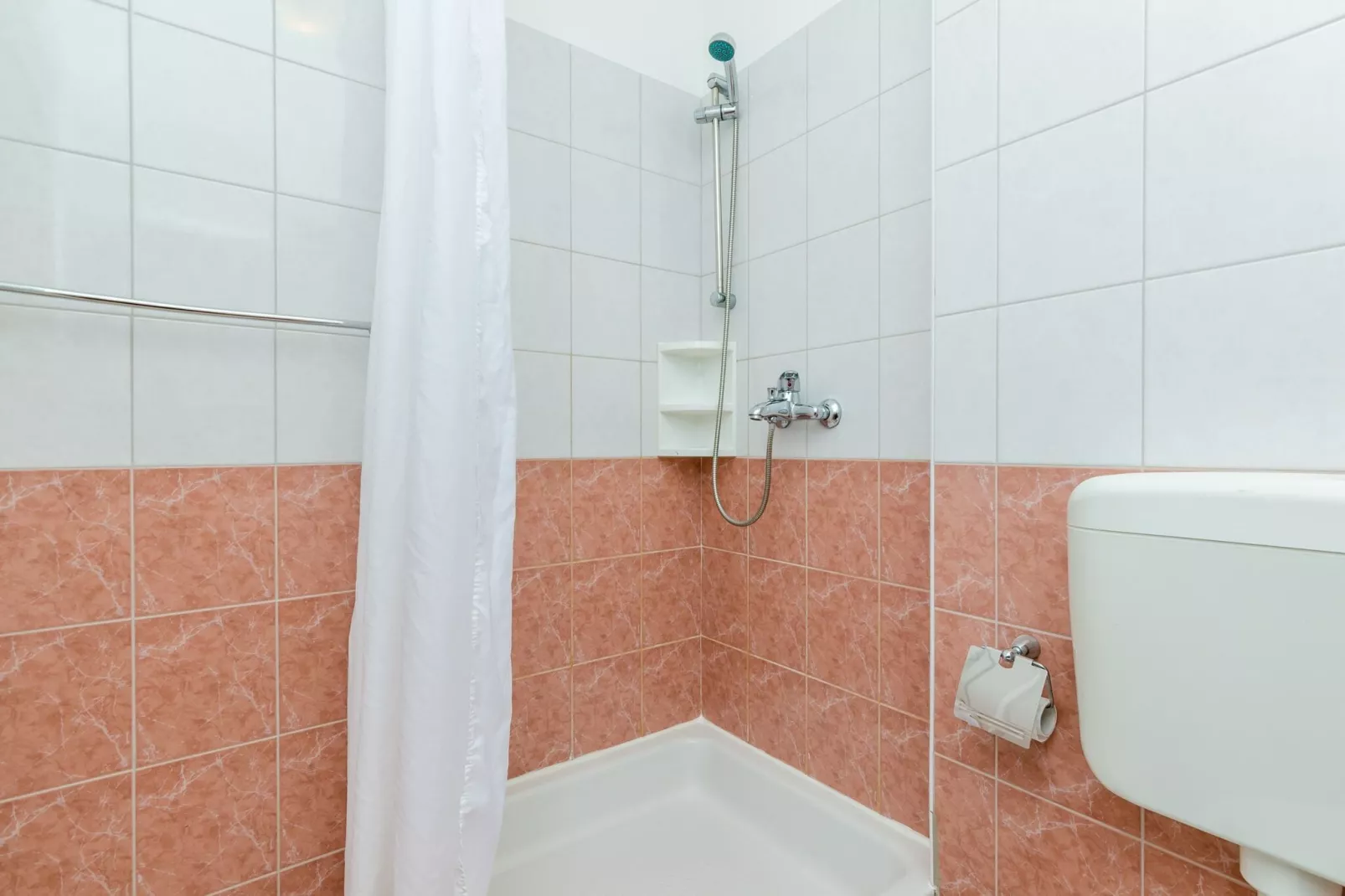Color Apartments - One Bedroom Apartment with Terrace and Partial Sea View (Blue)-Bathroom