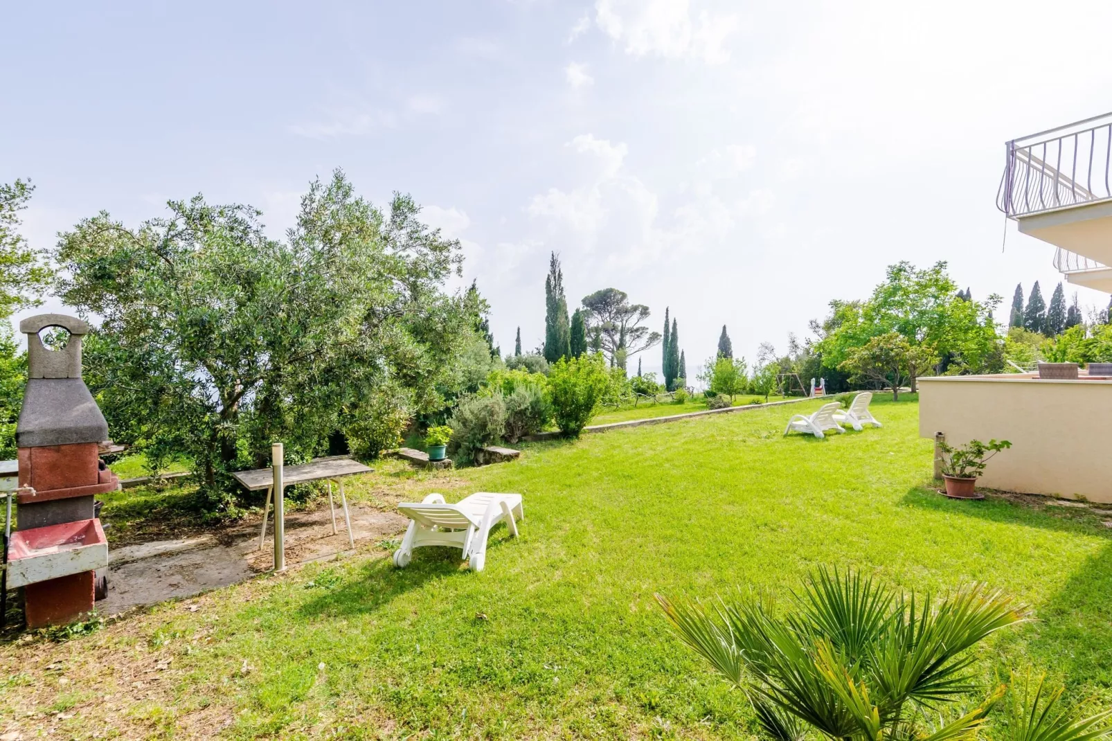 Color Apartments - One Bedroom Apartment with Terrace and Partial Sea View (Blue)-Gardens summer