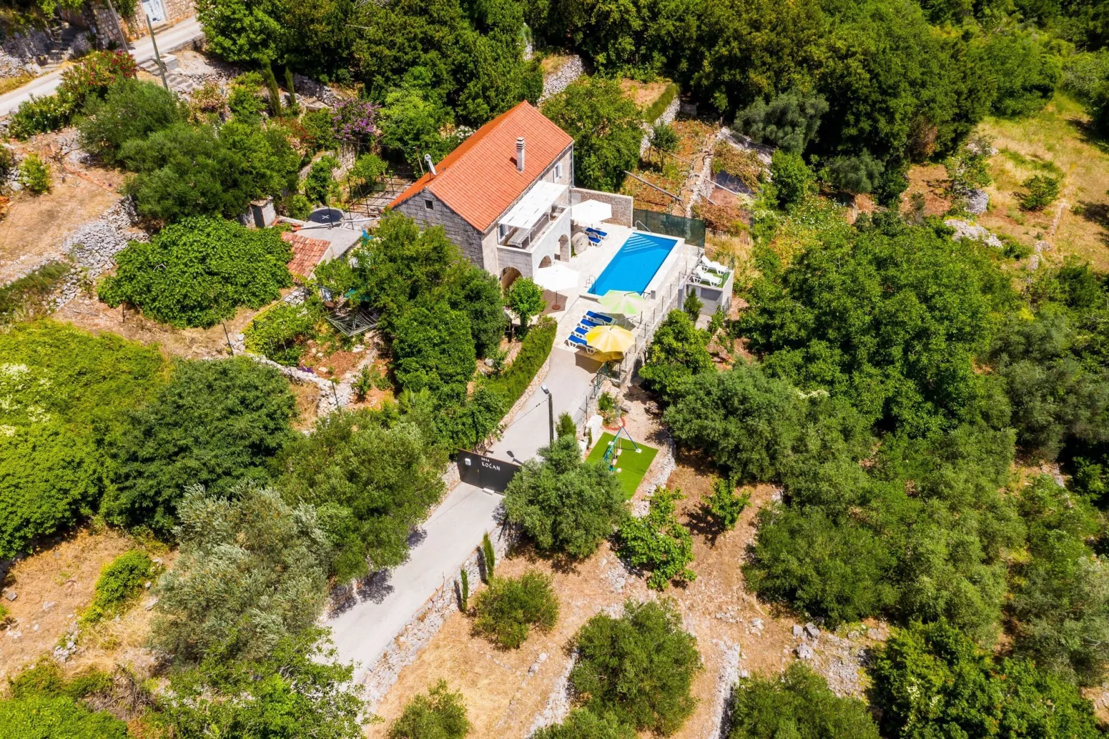 House Kočan-Four Bedroom Villa with Terrace and Swimming Pool-View