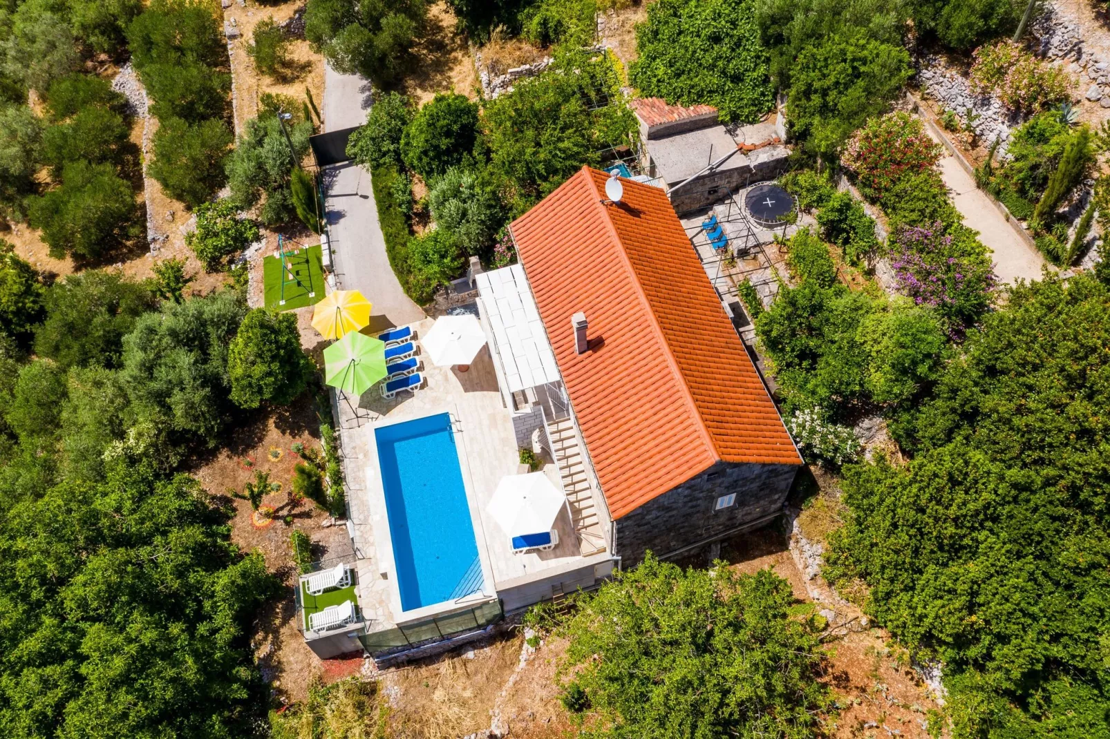 House Kočan-Four Bedroom Villa with Terrace and Swimming Pool-View