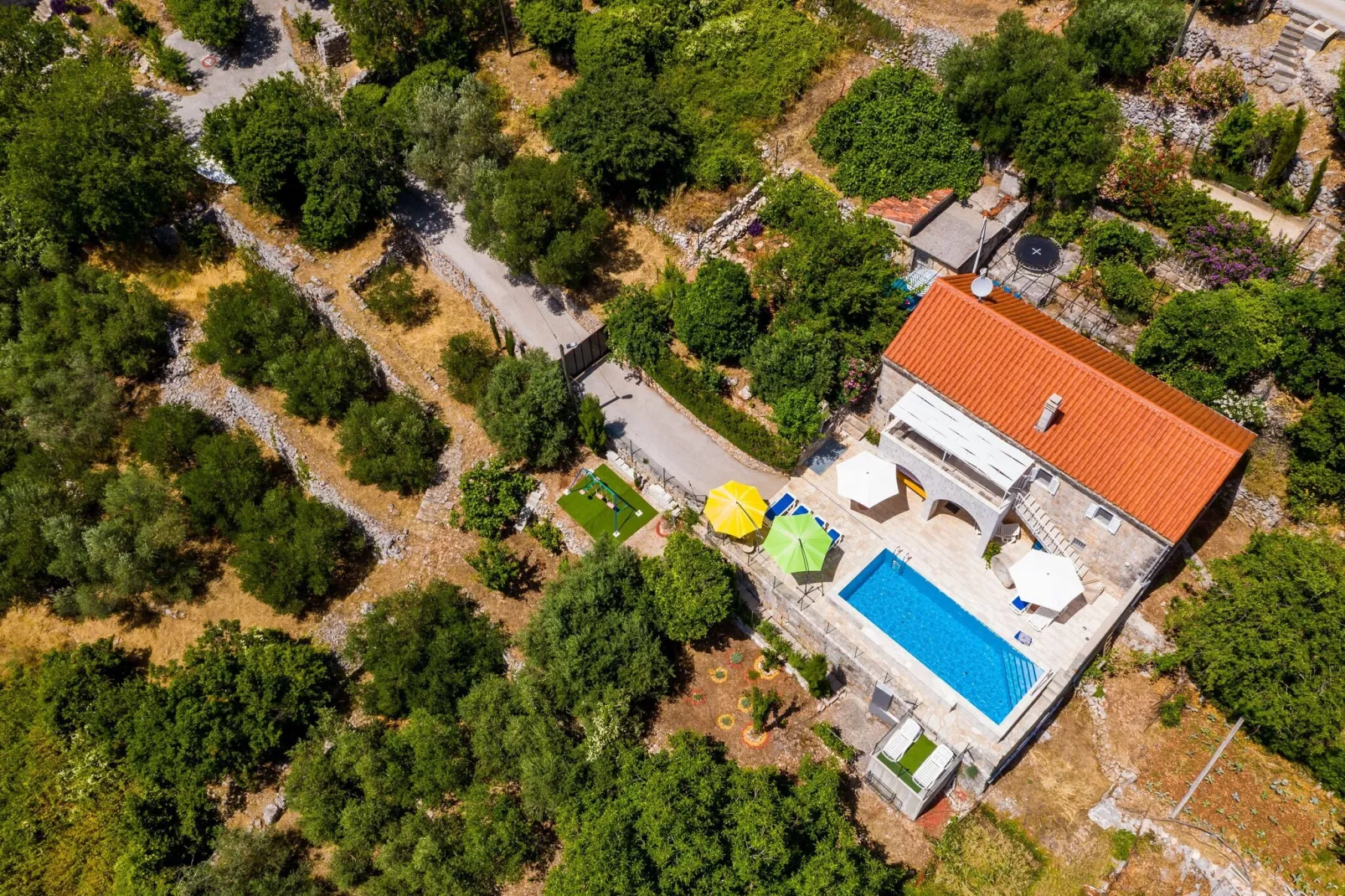 House Kočan-Four Bedroom Villa with Terrace and Swimming Pool-View