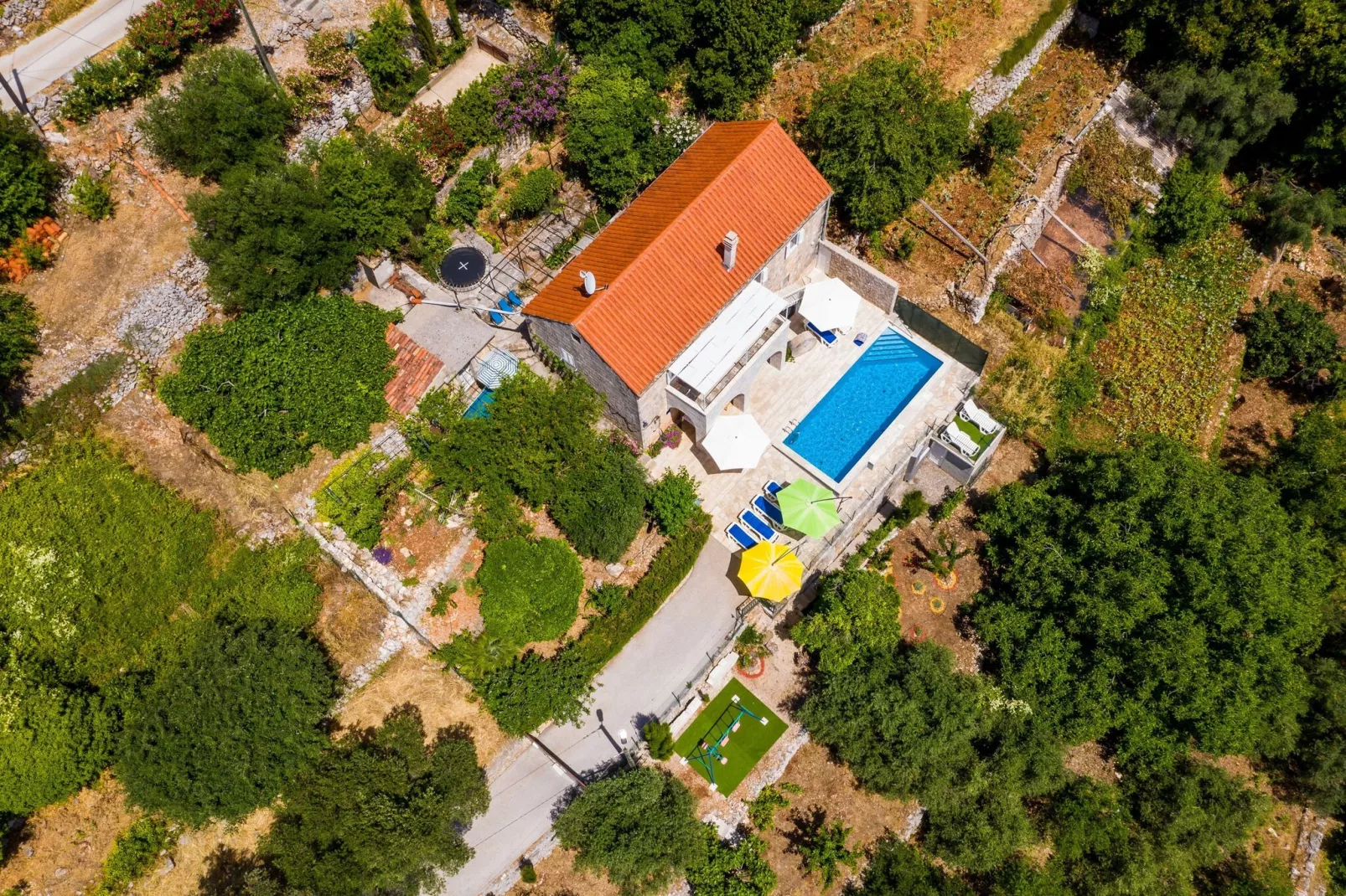 House Kočan-Four Bedroom Villa with Terrace and Swimming Pool-View