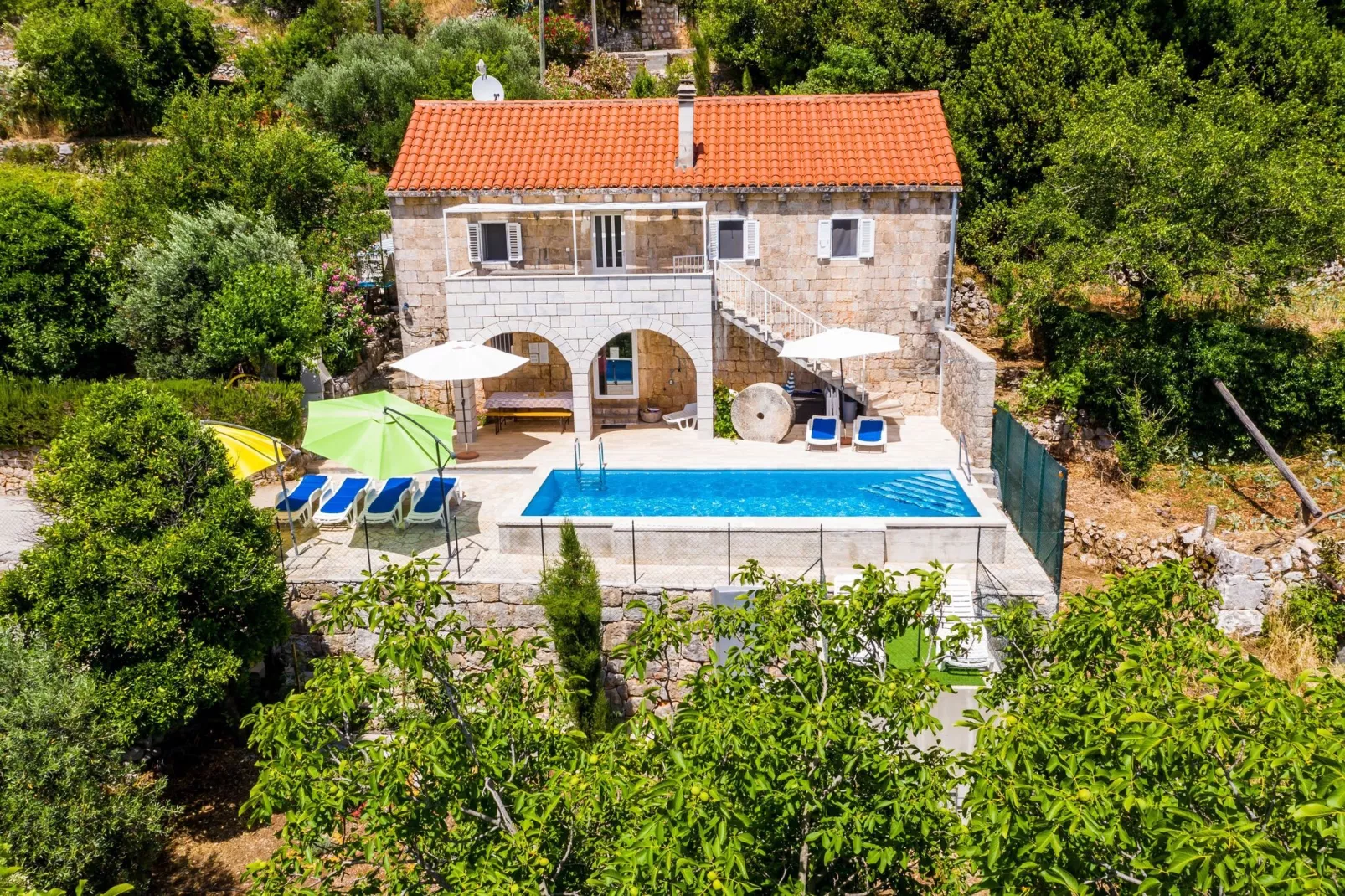 House Kočan-Four Bedroom Villa with Terrace and Swimming Pool-View
