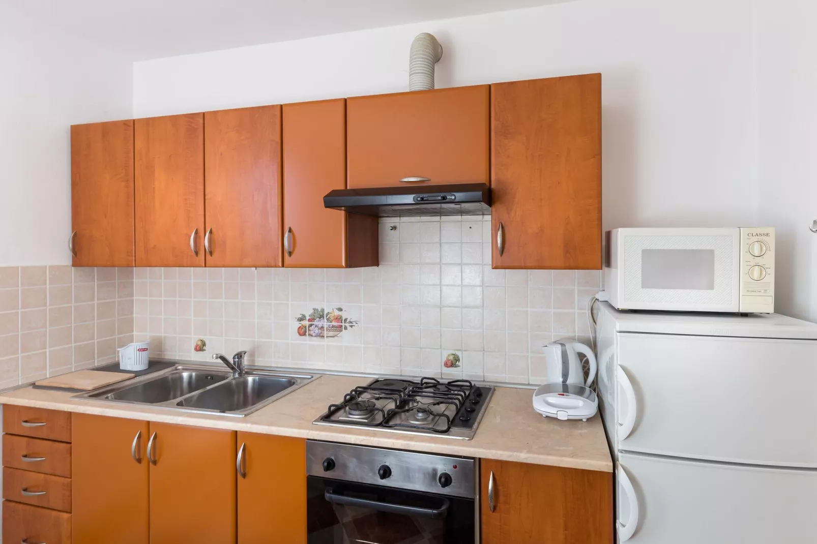 Apartment Brajković - One Bedroom Apartment with Loggia and Sea View-Cuisine
