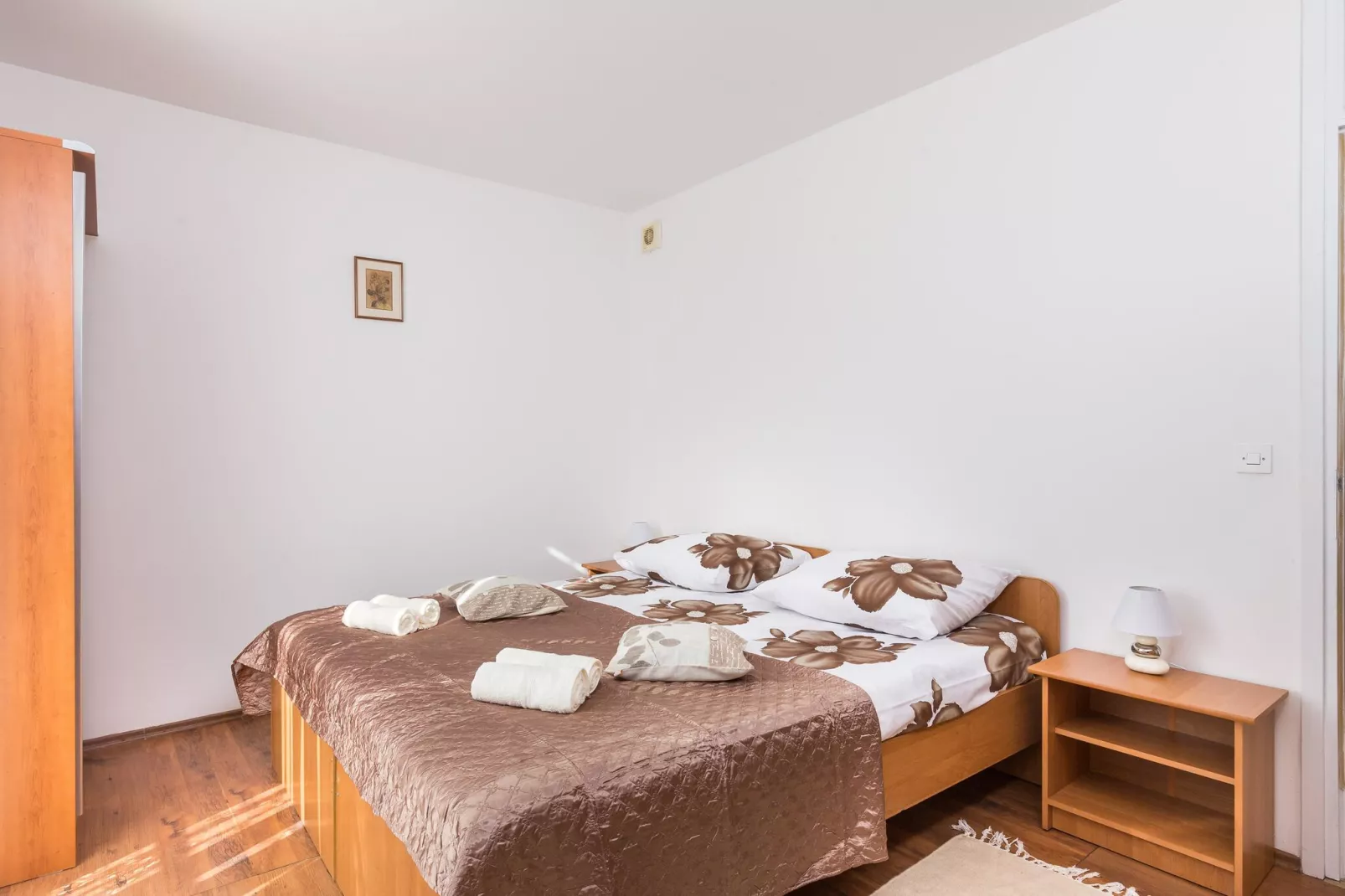 Apartment Brajković - One Bedroom Apartment with Loggia and Sea View-Chambre