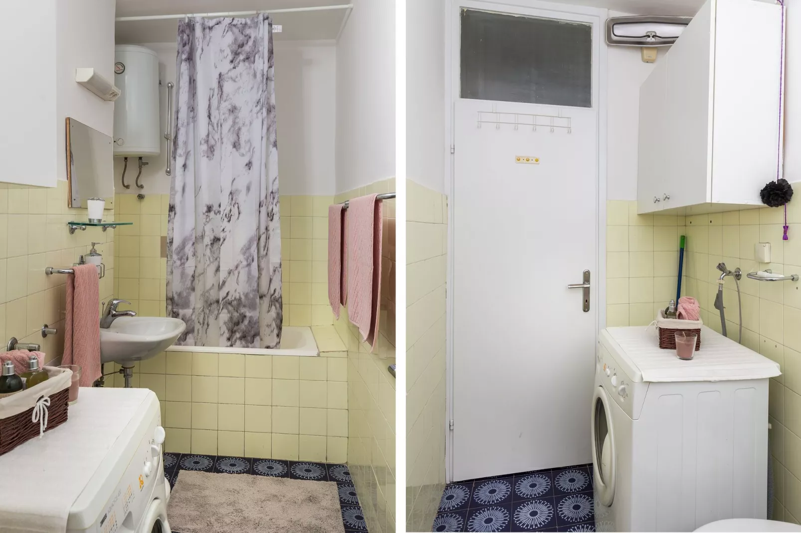 Apartment Brajković - One Bedroom Apartment with Loggia and Sea View-Salle de bain