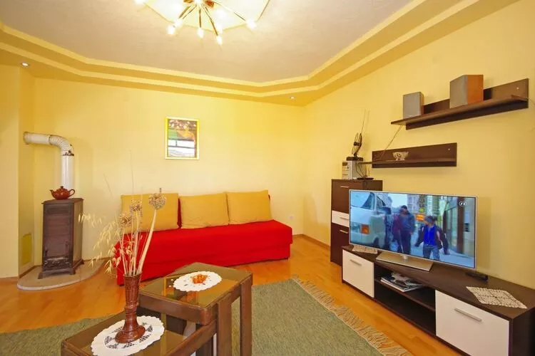 Apartments Villa Rose - Two-Bedroom Apartment with Sea View Terrace-Wohnzimmer