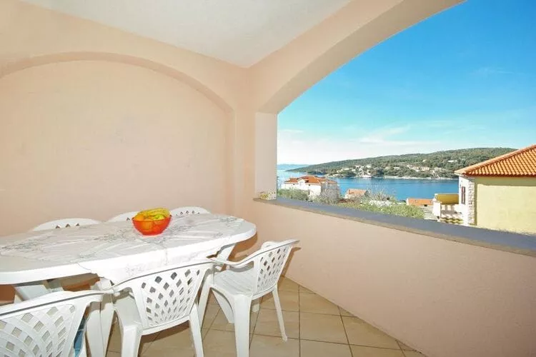 Apartments Villa Rose - Two-Bedroom Apartment with Sea View Terrace-Aussicht