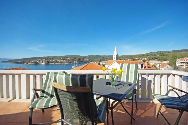 Apartments Villa Rose - Economy Studio with Sea View and shared  Terrace (A3 crveni)-View