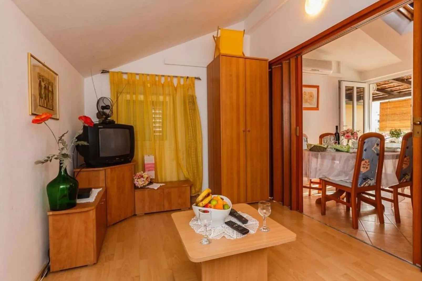 Apartments Roda - Standard One Bedroom Apartment with Terrace (Helena) - (ST)-Living room
