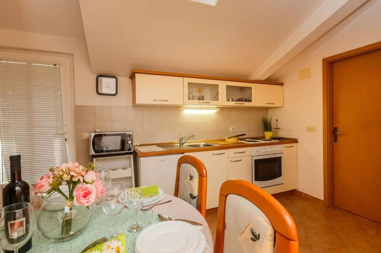 Apartments Roda - Standard One Bedroom Apartment with Terrace (Helena) - (ST)-Kitchen