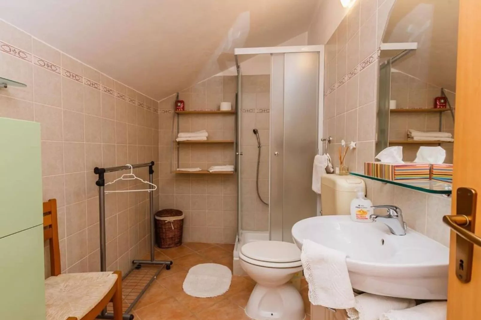 Apartments Roda - Standard One Bedroom Apartment with Terrace (Helena) - (ST)-Bathroom