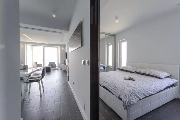 Apartment LaVilla - Two Bedroom Apartment with Balcony and Sea View (Žuti)-Schlafzimmer