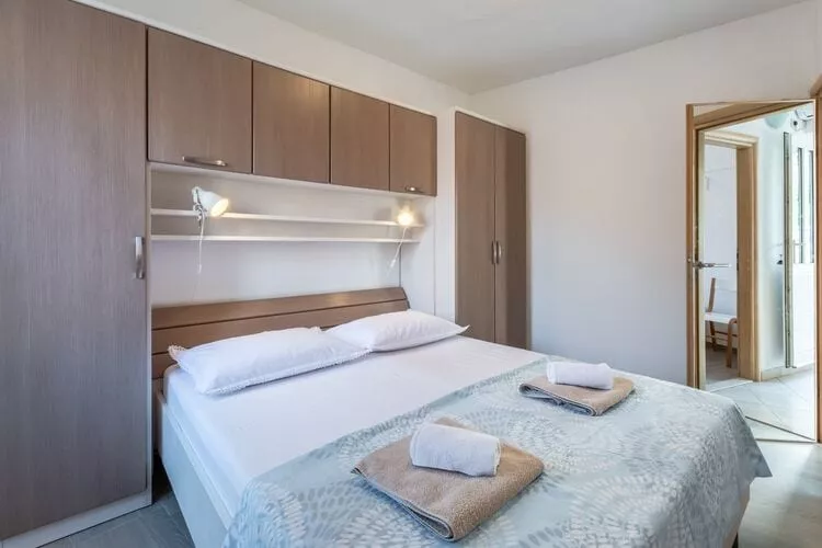 Apartments Sonja - Two Bedroom Apartment with Balcony and Garden View (A3+2) (ST)-Bedroom