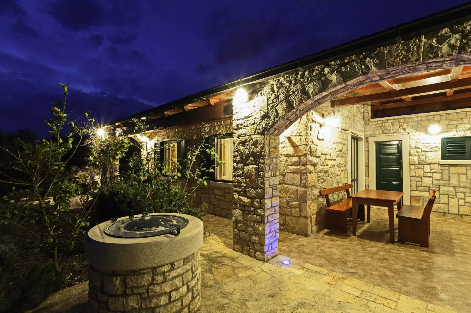 Stone House San Pelegrin-Two Bedroom Holiday Home with Terrace and Sea View-Extérieur