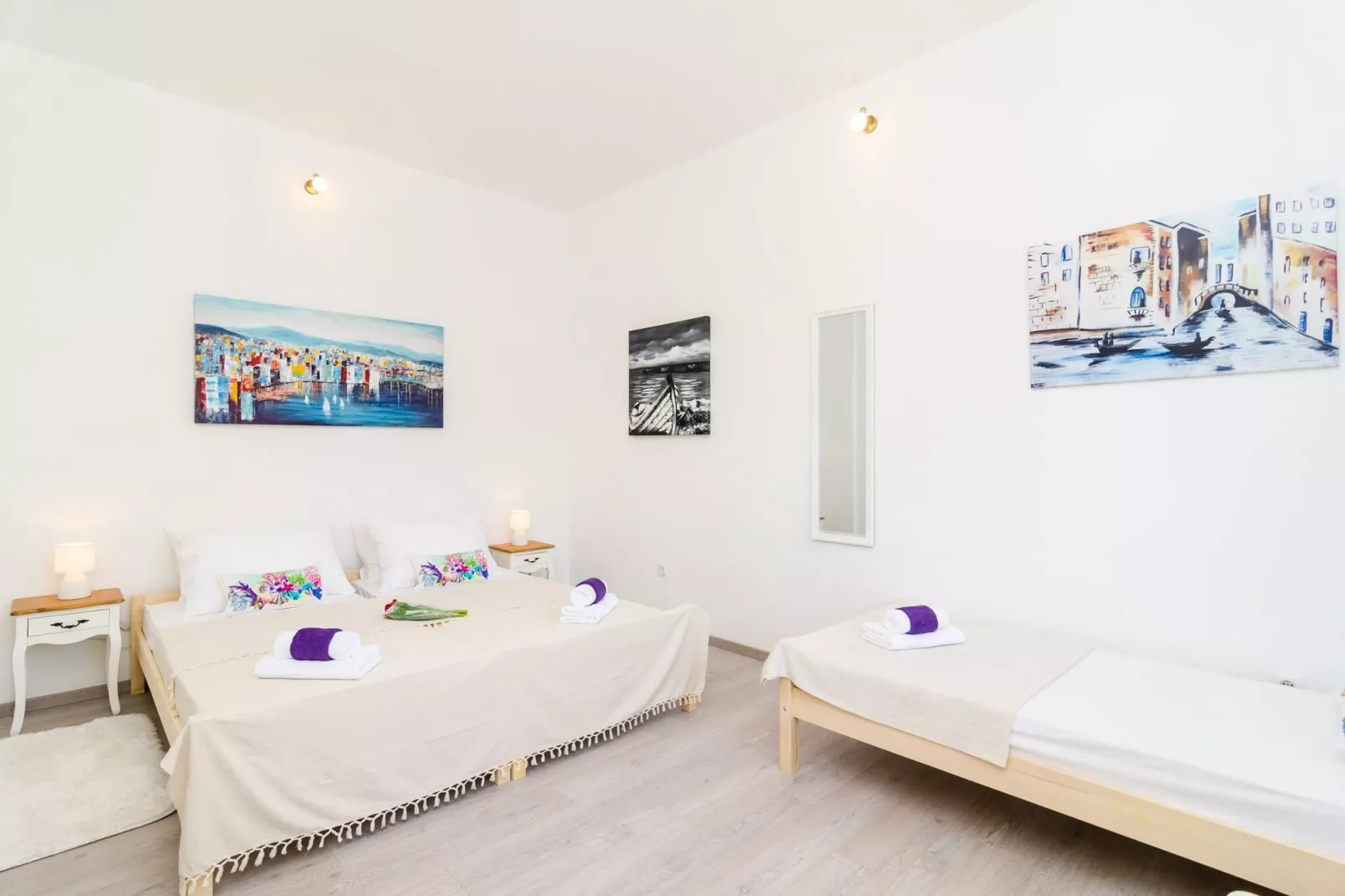 Apartment Amabilis - One Bedroom Apartment with Terrace and City View-Schlafzimmer