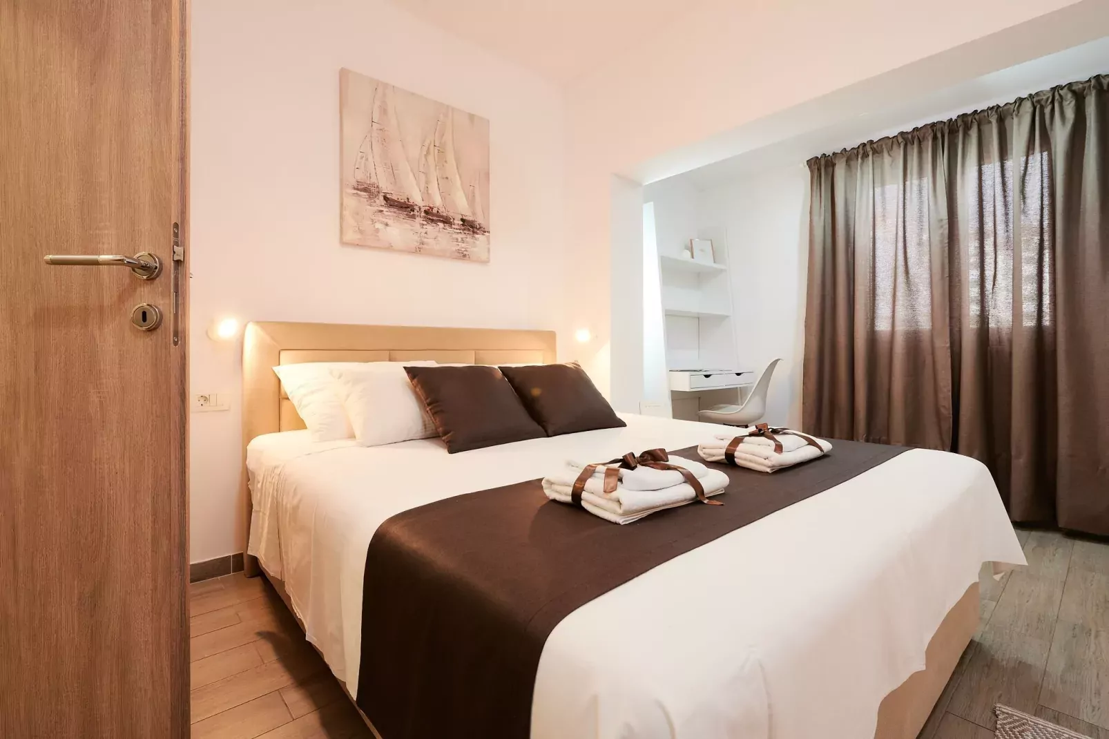 Apartment Boris (ST) - Two Bedroom Apartment with Terrace and Jacuzzi-Bedroom