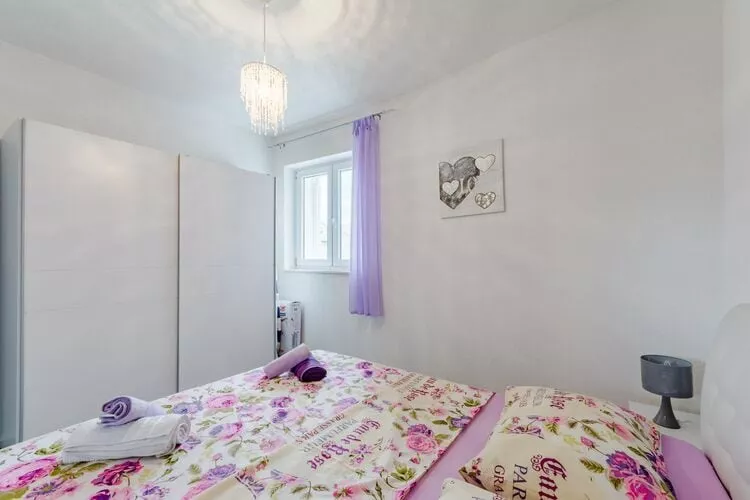 Apartment Anamaris (ST) - One Bedroom Apartment with Terrace and Sea View-Bedroom