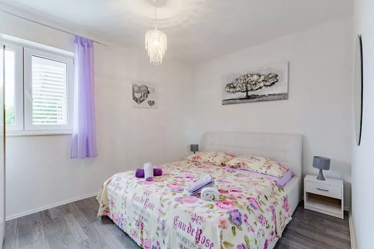 Apartment Anamaris (ST) - One Bedroom Apartment with Terrace and Sea View-Bedroom