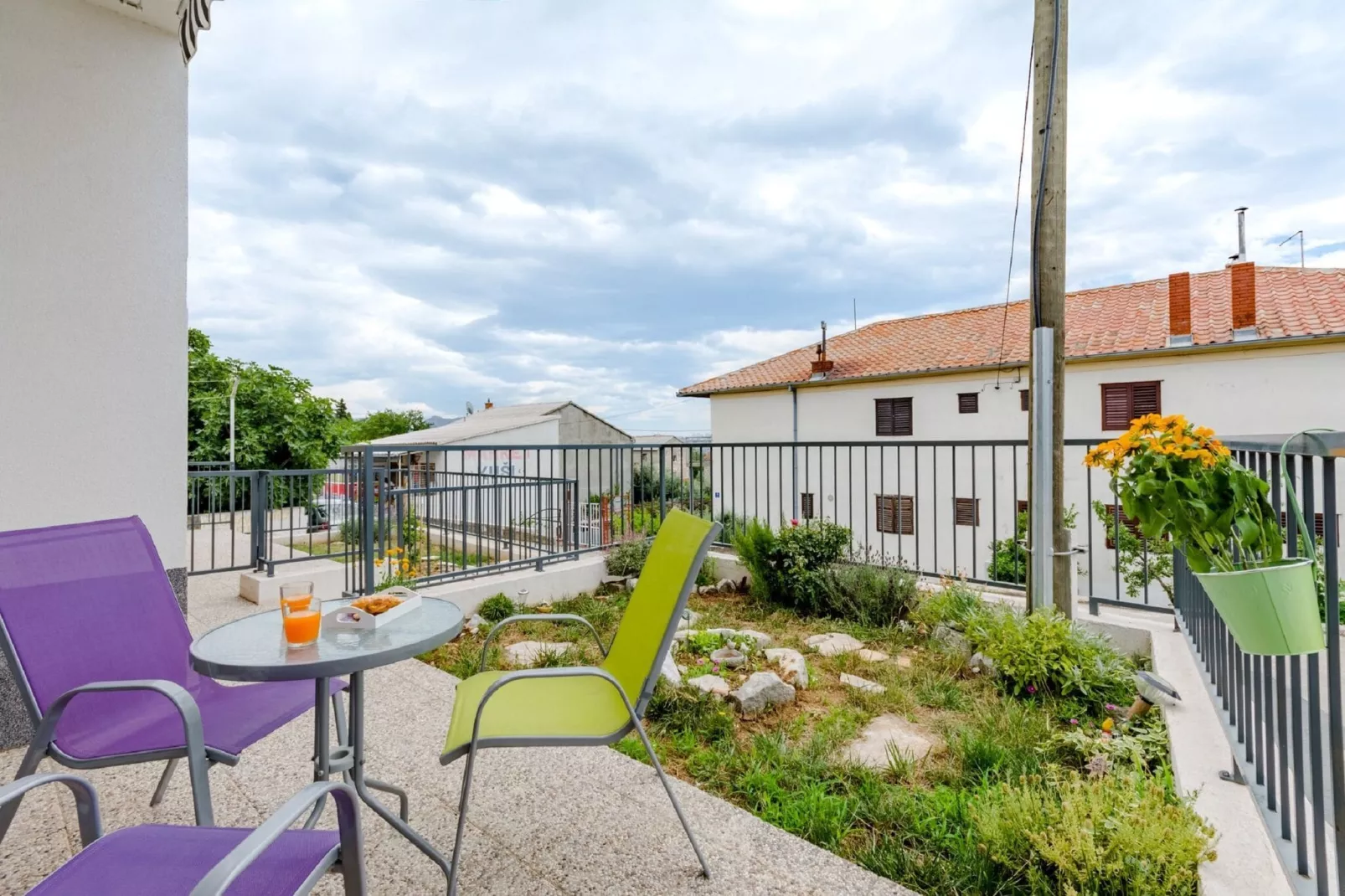 Apartment Anamaris (ST) - One Bedroom Apartment with Terrace and Sea View-Outdoor