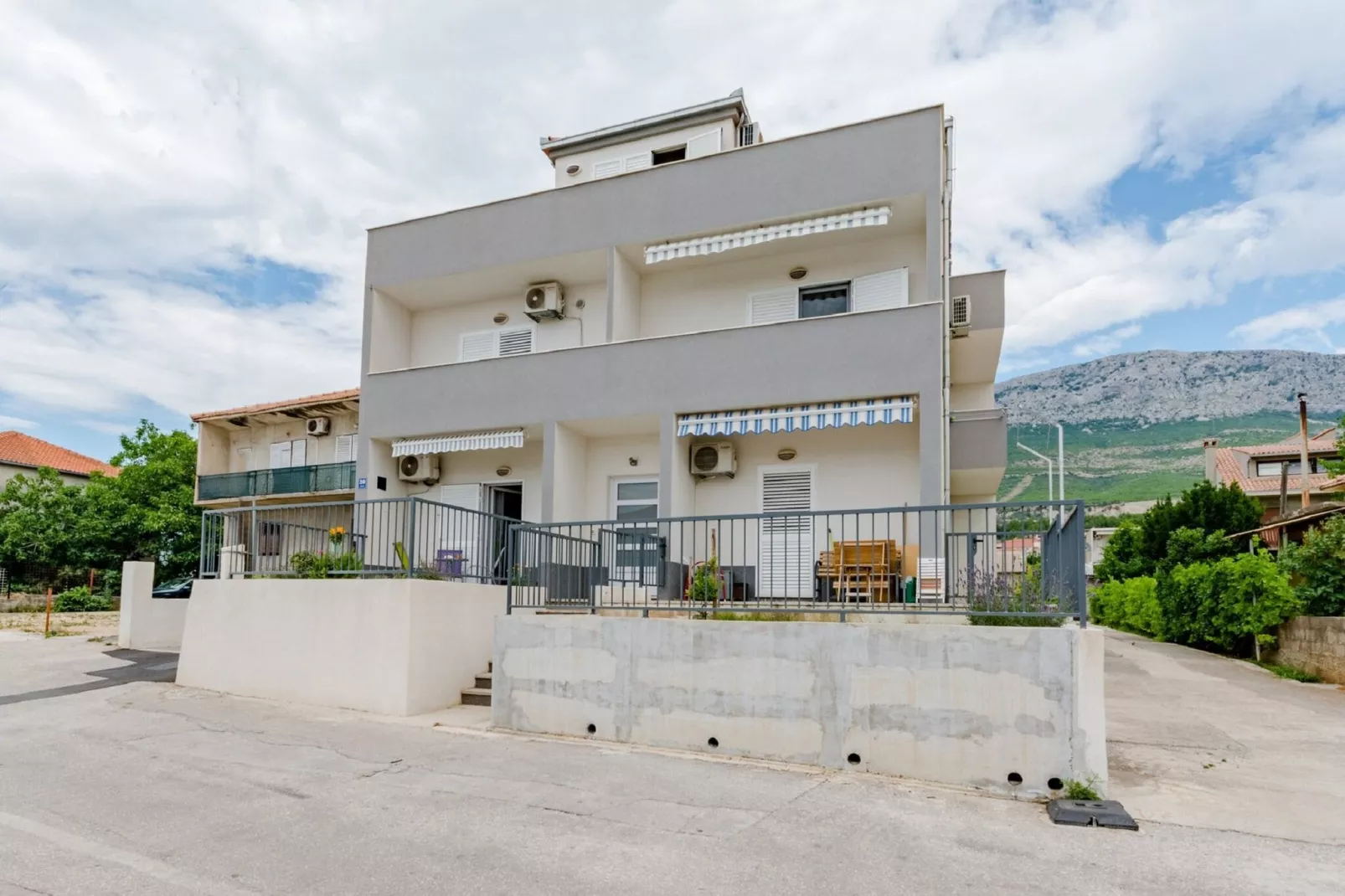 Apartment Anamaris (ST) - One Bedroom Apartment with Terrace and Sea View-Outdoor
