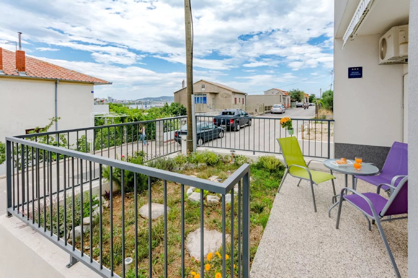 Apartment Anamaris (ST) - One Bedroom Apartment with Terrace and Sea View-Outdoor