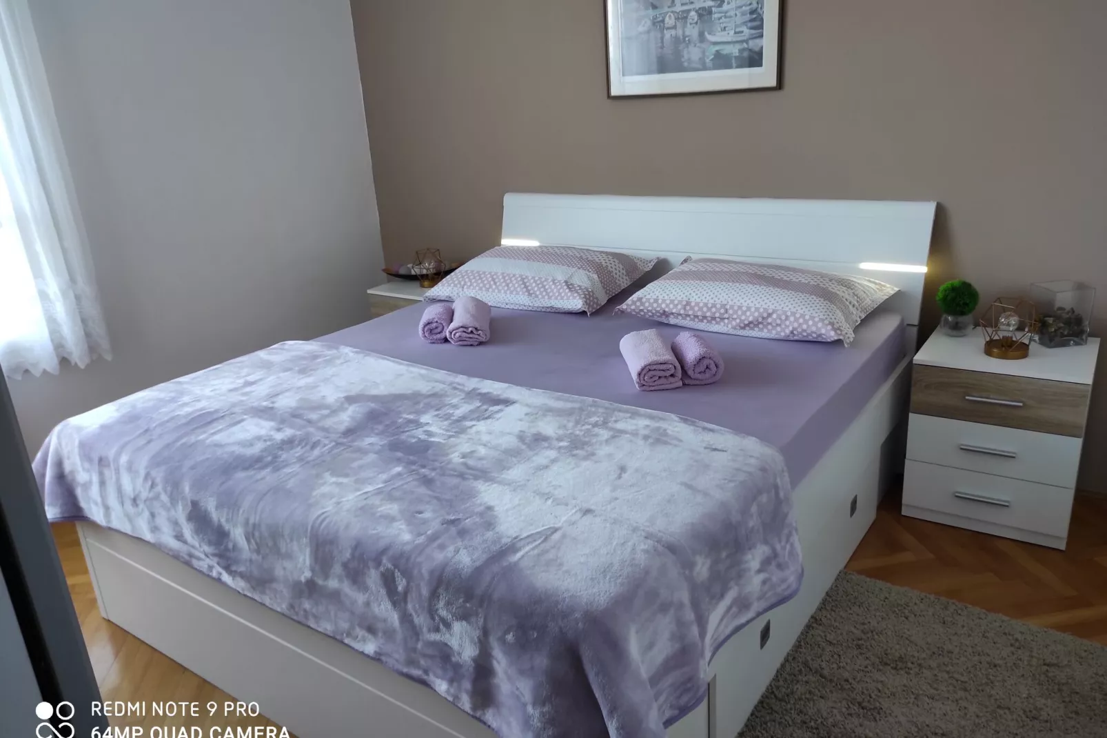 Apartment Iris (ST) - Two Bedroom Apartment with Balcony and Sea View-Bedroom