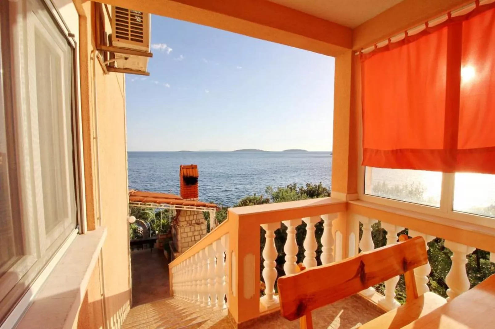 Apartments Villa Senija - Standard Two Bedroom Apartment with Terrace and Sea View (Sunset)-Terrace