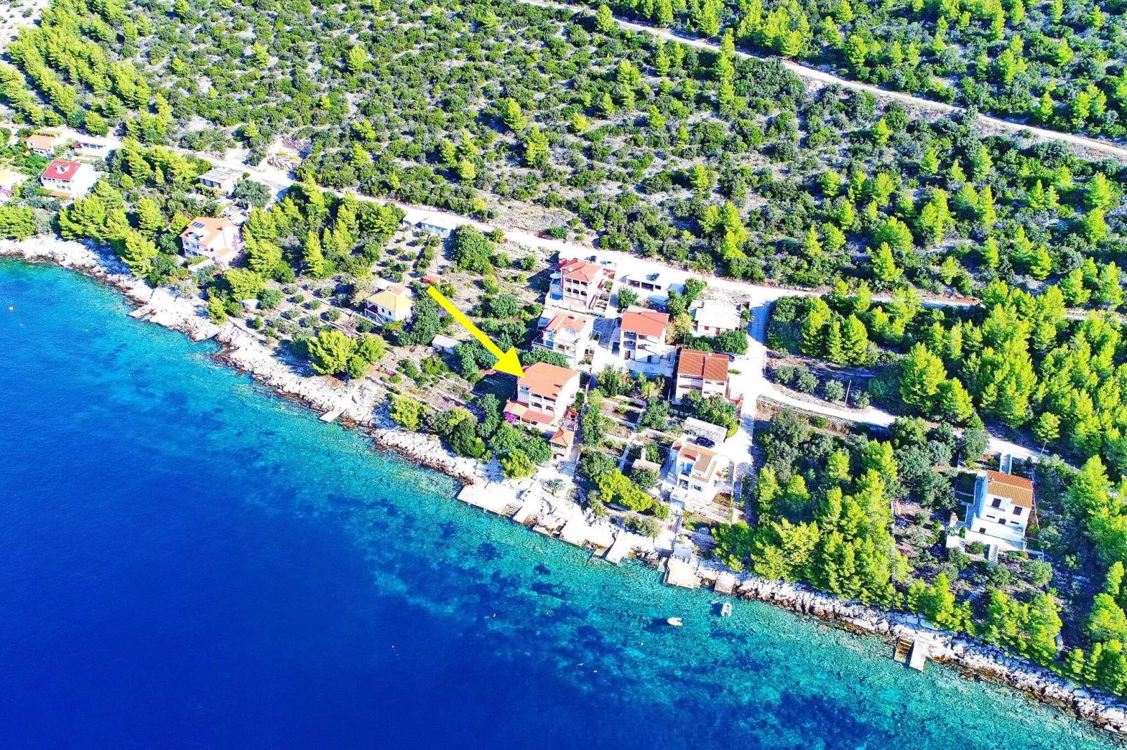 Apartments Villa Senija - Standard Two Bedroom Apartment with Terrace and Sea View (Sunset)-View