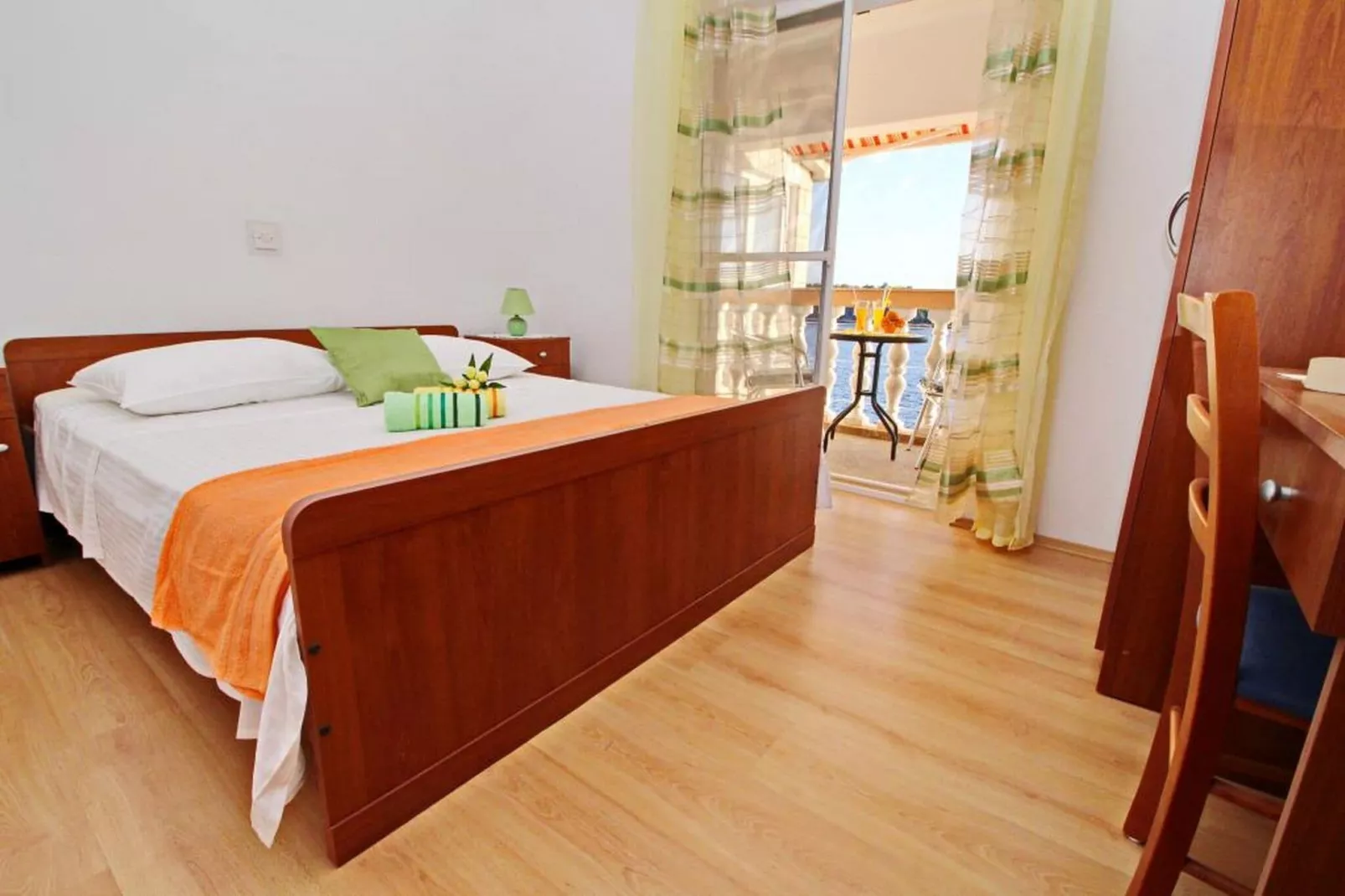 Apartments Villa Senija - Comfort Two Bedroom Apartment with Terrace and Sea View (Lavander)-Bedroom