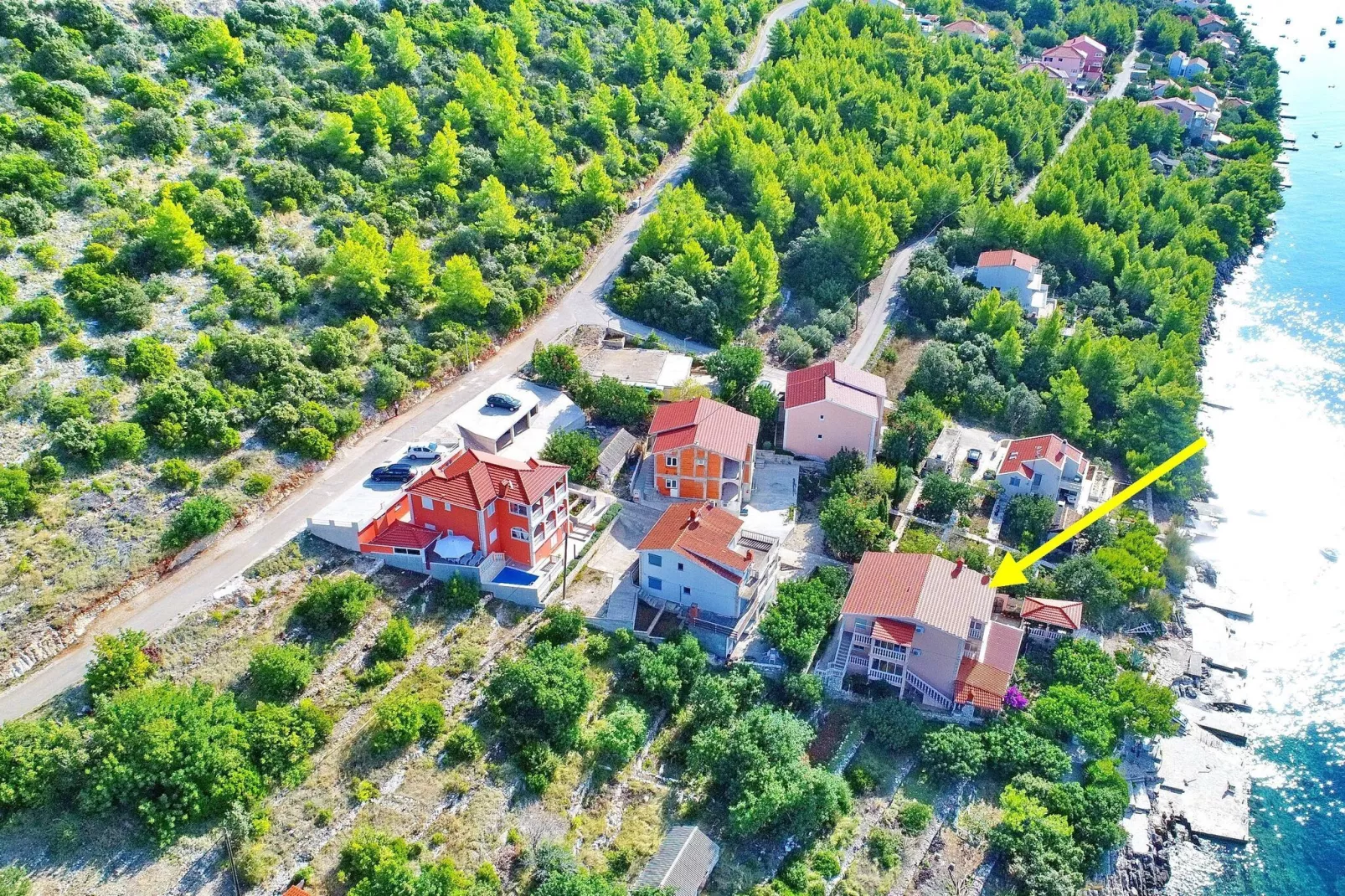 Apartments Villa Senija - Comfort Two Bedroom Apartment with Terrace and Sea View (Lavander)-View