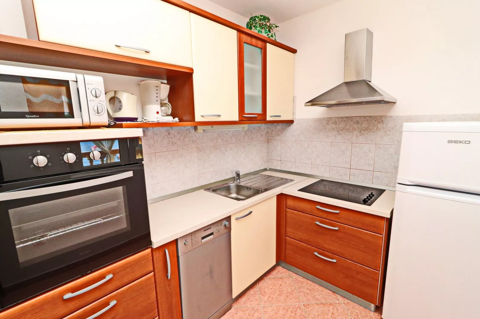 Apartments Villa Senija - Superior Two Bedroom Apartment with Terrace and Sea View (Blue Sky)-Kitchen