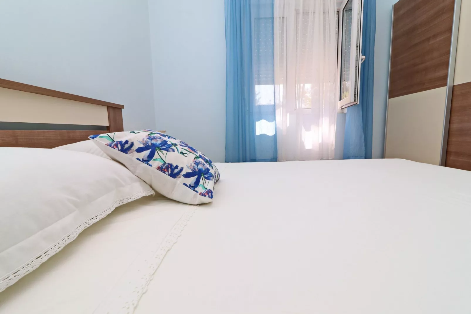 Apartments Villa Senija - Superior Two Bedroom Apartment with Terrace and Sea View (Blue Sky)-Bedroom