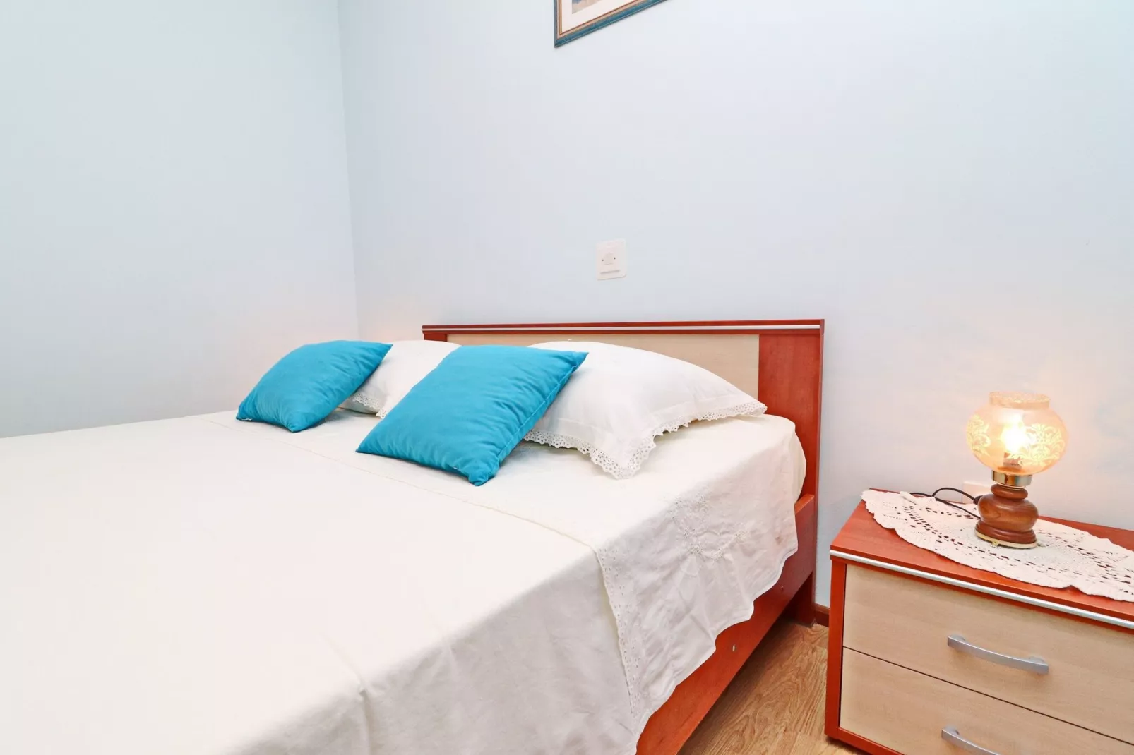 Apartments Villa Senija - Superior Two Bedroom Apartment with Terrace and Sea View (Blue Sky)-Bedroom